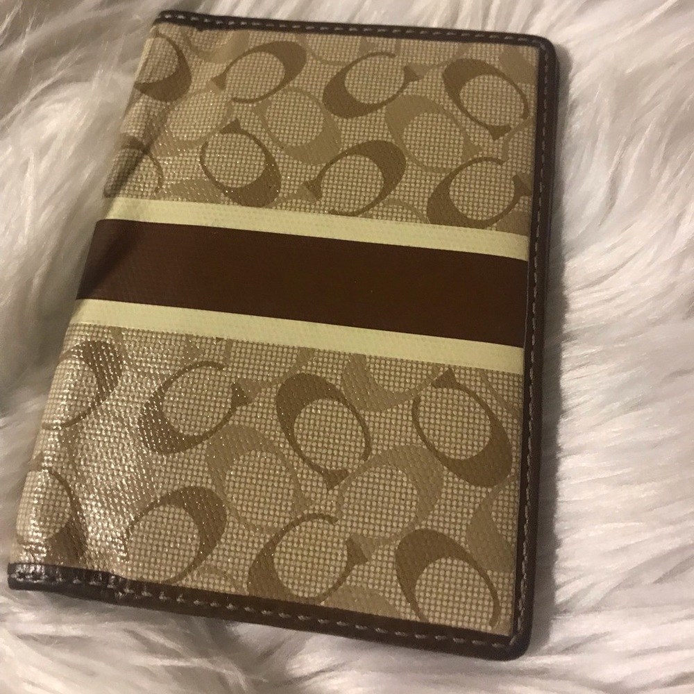 COACH passport cover